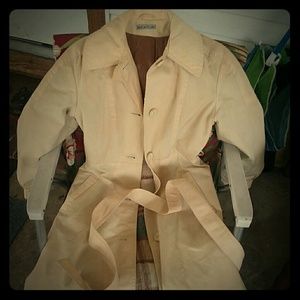 made in poland wool trench coat